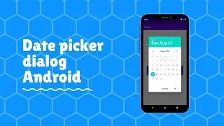 Date picker dialog Android