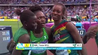 CWG: Women's 200m Heat 4 | Sprinting | SportsMax TV