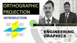 What is orthographic projection | Reference line | Four Quadrants | Projection of Points | GE8152 EG