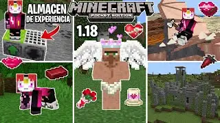 😱Top 7 Mejores MODS-ADDONS Survival para MINECRAFT PE 1.18 (Bedrock) - MODS Para MINECRAFT BEDROCK