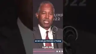 Ben Carson ENDORSES Trump 2024 in Iowa