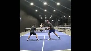 Two chaotic transition reset points - #pickleball #rally #struggle