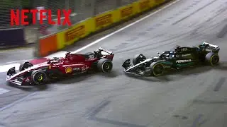 F1 - フェラーリ vs メルセデス、白熱のトップ争い🏁 | Formula 1: 栄光のグランプリ | Netflix Japan