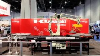 Kawasaki Robots High Speed Palletizing CP180 1