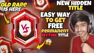 Old Rare Mythic Title is Coming Back | New Arena Ranking System | Easy Way To Get Free Title | PUBGM