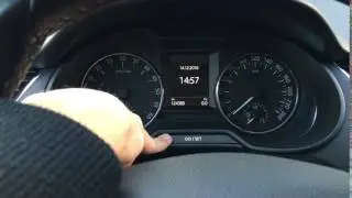 &Scaron;koda Octavia 3 checking your battery status via maxi dot 👨🏻&zwj;🔧