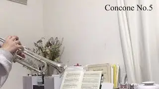 Concone 50 Lessons op.9 No.5 / Trumpet