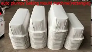 Italy plumpy PLUMK rectangular paper baking mould machine(Novacart and Ecopack style)