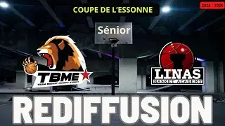 1/16 Coupe de l'Essonne Sénior TBME vs Linas.[BASKET ESSONNE]
