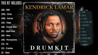 Kendrick Lamar - Drum Kit Vol. 2 | Drum Kit Download 2025