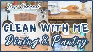 Clean With Me Pantry | Spring Cleaning with Me | Deep Clean My Dining Room & Pantry