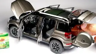 Unboxing of SKODA YETI 1:18 Scale Diecast Model Car (Realistic Miniature)