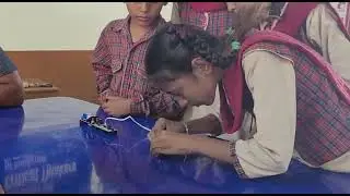 obstacle sensor prepared by village students|| #sports #video #science #viralvideo