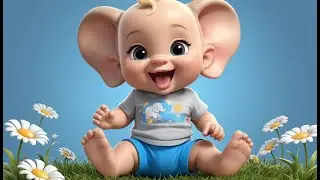 🐘 Baby Elephant Tall and Short 📏🎶 | Fun Learning Song for Toddlers