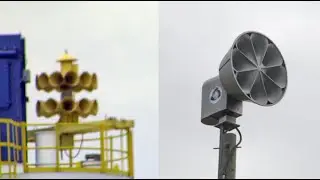 FS 3T22 & ASC T-128 Tornado Siren Test, Clyde, OH