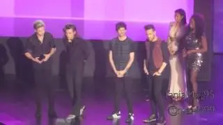 One Direction winning Best Group at AMA'S 2015 (Behind The Scenes)