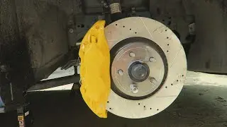 PAINTING BRAKE CALIPERS YELLOW FOR MY 2017 MUSTANG GT