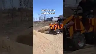 Mini Tractor with Bucket &ndash; Power and Versatility for Your Land