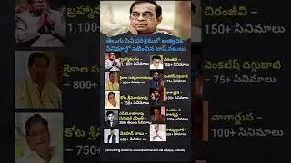 King of Comedy | Brahmanandam Garu &ndash; The Legend Who Made India Laugh