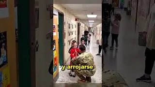 Este Padre Encuentra a Su Hija Despu&eacute;s de Hacer el Ej&eacute;rcito 😲❤️