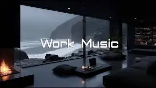 Calm Deep Work Music | 2 Hours Moody Ocean Workspace for Intense Focus & Flow State