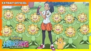 Liko, Rhod, Menzi et Héliatronc ! | La série : Pokémon, les horizons | Extrait officiel