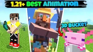 MINECRAFT TRAILER ANIMATION MOD FOR MCPE 🔥(1.21+) | ANIMATION MOD FOR MINECRAFT POCKET EDITION 😱