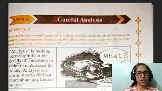 Class-8 Sub.-English chapter-6 Careful Analysis Sem-2
