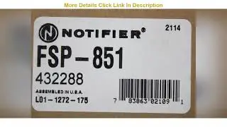 Most Best Deal Product Notifier FSP-851 Intelligent Photoelectric Smoke Detector/Sensor Head