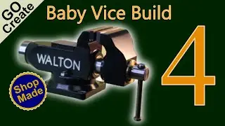 Shop Made Baby Bench Vice Build Pt. 4 - Moving Jaw Assembly, End Cap