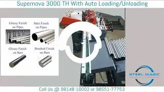 Centerless Pipe Polishing Machine - Centerless Tube Polishing Machine with Automatic Loader unloader
