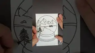 Winter Captured Perspective Landscape Tutorial