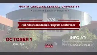 2016 Fall Addiction Studies Program conference
