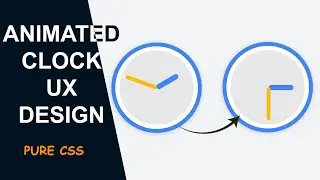 CREATE Stunning Animated Clock Icons with HTML & CSS!