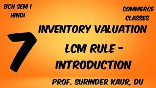 Inventory Valuation   LCM Rule, As 2 , Introduction #BCH #DU #Financial Accounting Hindi