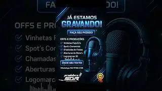 Vinhetas de DJ com Nome 2025 🎧 | Demonstra&ccedil;&atilde;o Profissional