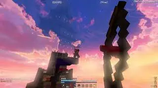 Watching Stranger things while playling Minecraft