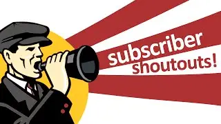 New Subscriber Shoutouts!  Sept. '14