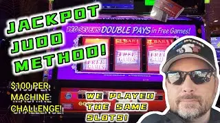 Testing Jackpot Judos #1 Winning SLOT MACHINE strategy at the Casino!