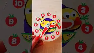 Wooden Clock Toys Moving Hands