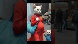 He saves her mother/ cat stories #cat videos #cute cats #viral shorts
