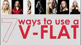7 ways to use a v-flat, natural light photography.