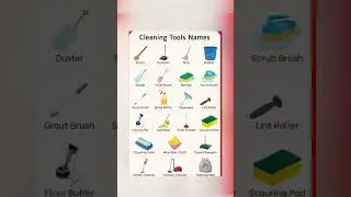 Cleaning Tools Names