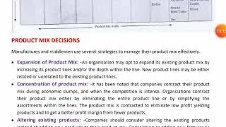 MM 324,PBM,Unit 2, Lec No. 8, Product Mix Decisions & Product Systems