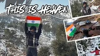 This is Heaven🌨️Bike Crash Ho Gyii Snow Mein🥲