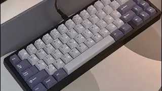 Creamy Zoom65 - KNC Keys SP-Star Ube Crinkle Cookies Linear Switches on PC