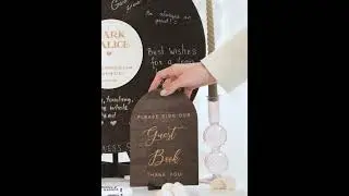 #wedding #wedding2024 #weddingdecor #music #record wedding guest book alternatives