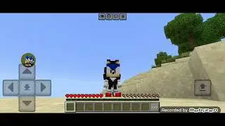 Sonic vestido de shadow no sonic alphs skin pack