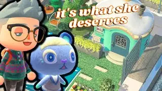 Giving Ione her Dystopian Winter Oasis | ACNH Speed Build
