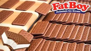 Ice Cream Sandwich Factory | How Fatboy Ice Cream Is Made